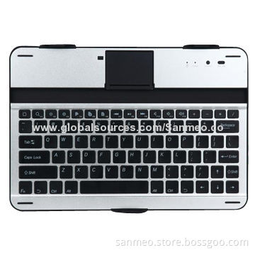 Aluminum Bluetooth Keyboard for 10.1-inch Samsung Galaxy, 3.0-5.0V Operating VoltageNew